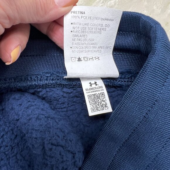 NWT Under Armour Navy Sherpa fleece winter sweatpants men's size XXL - Picture 11 of 12